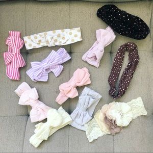 Lot of baby bows